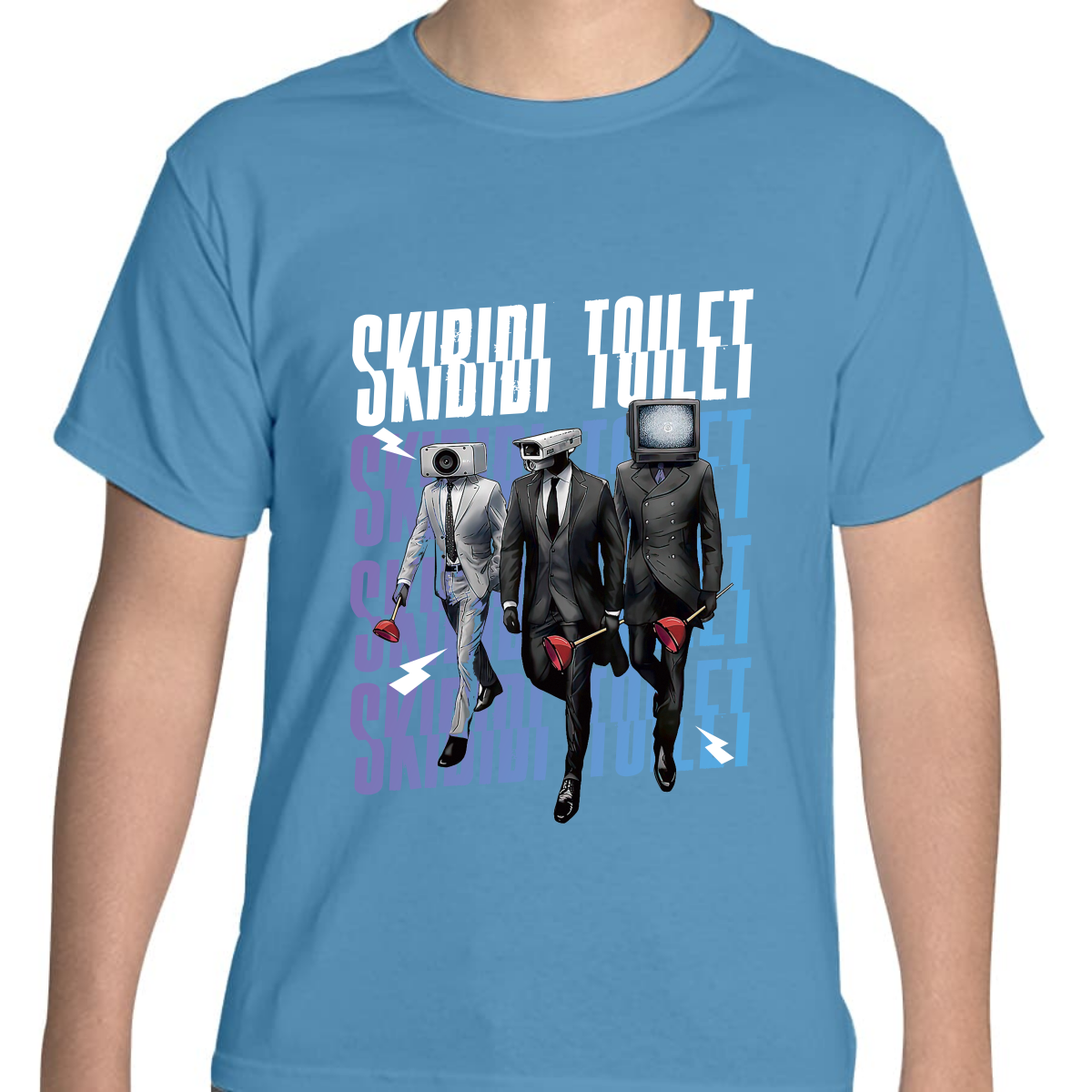 PLAYERA JUVENIL UNISEX SKIBIDI TOILET