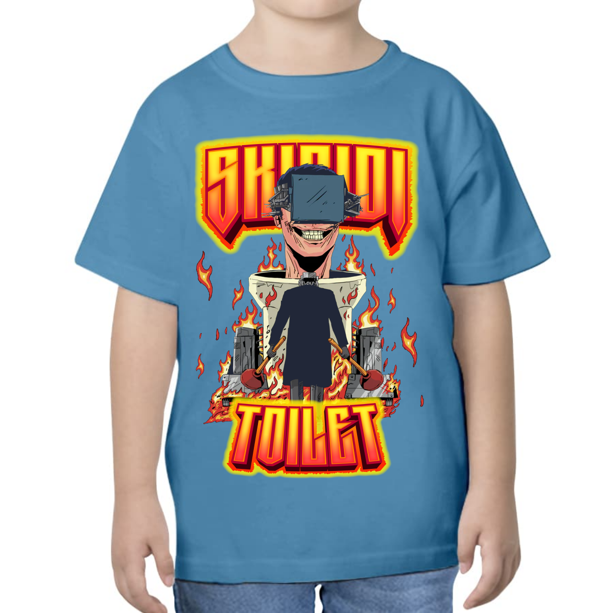 PLAYERA PARA NIÑOS UNISEX SKIBIDI TOILETS WARS