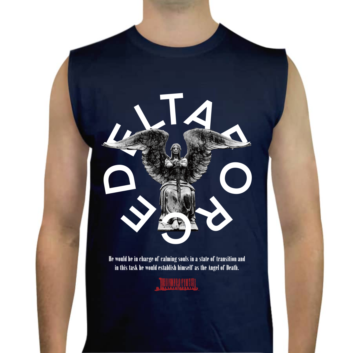 DELTA FORCE "ANGEL OF DEATH" TANK TOP T-SHIRT 