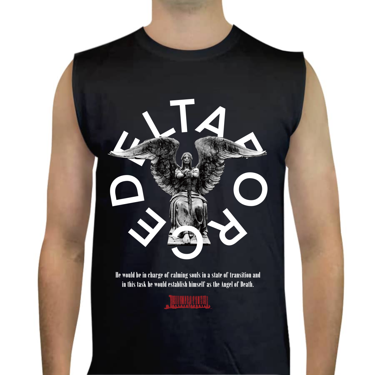 DELTA FORCE "ANGEL OF DEATH" TANK TOP T-SHIRT 
