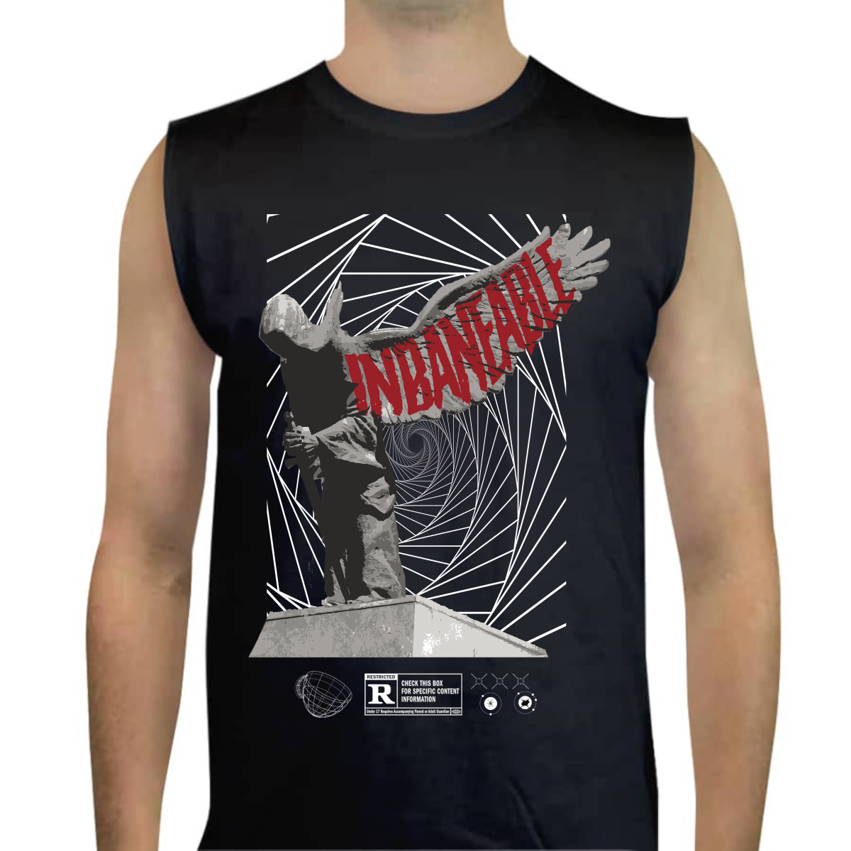 DELTA FORCE "RED UNBANEABLE" TANK TOP T-SHIRT 