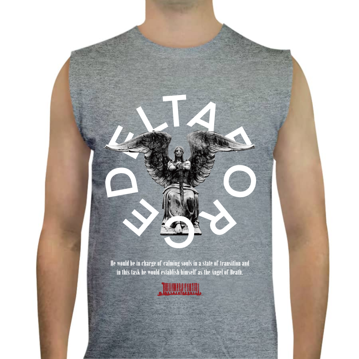 DELTA FORCE "ANGEL OF DEATH" TANK TOP T-SHIRT 