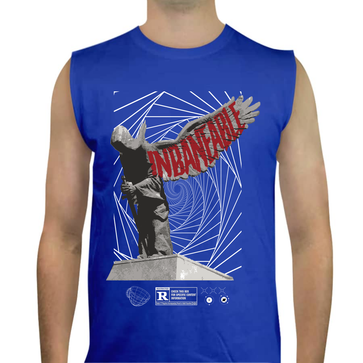 CAMISETA TANK TOP "RED INBANEABLE" DELTA FORCE