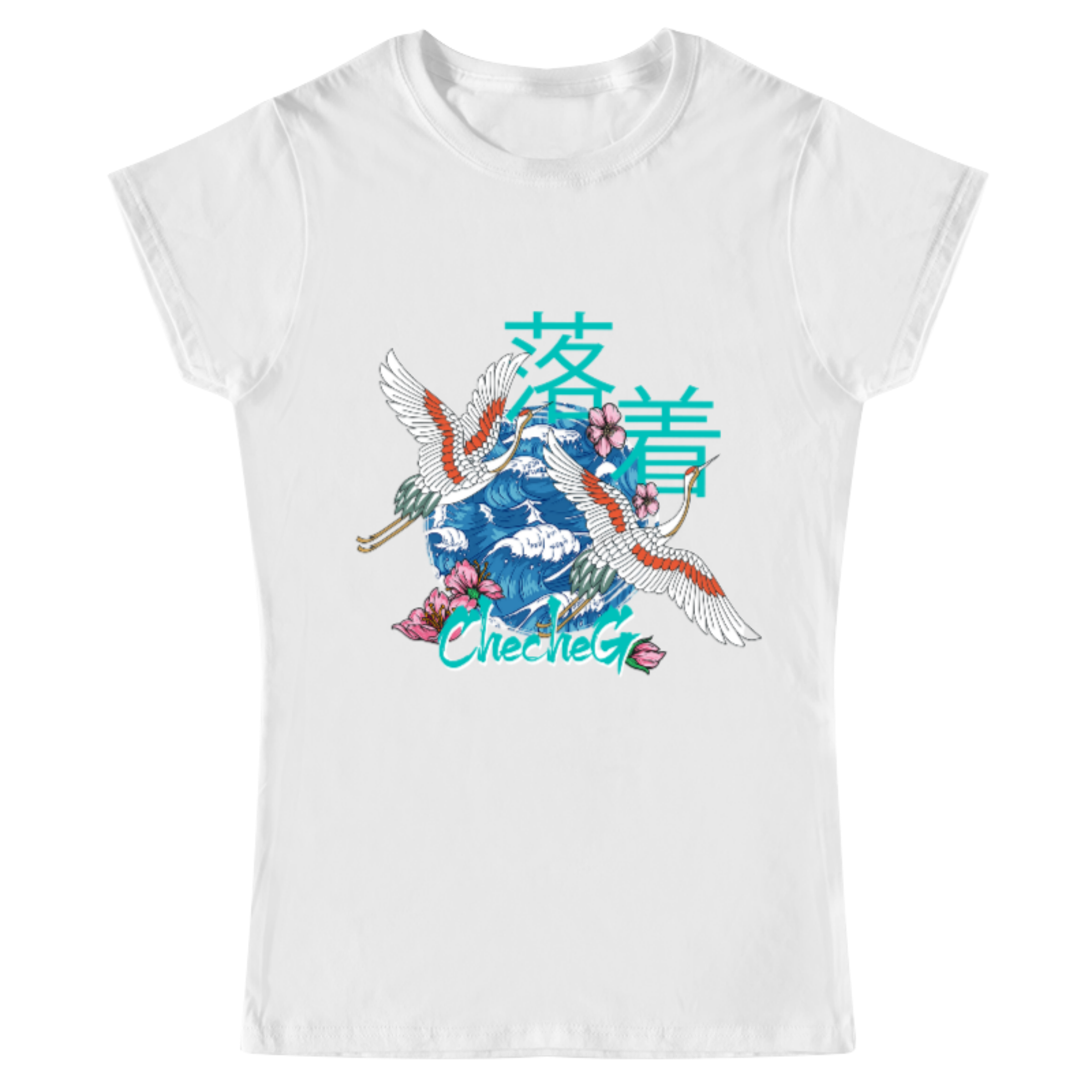 Women S Checheg Heron Sea T Shirt Streamerch