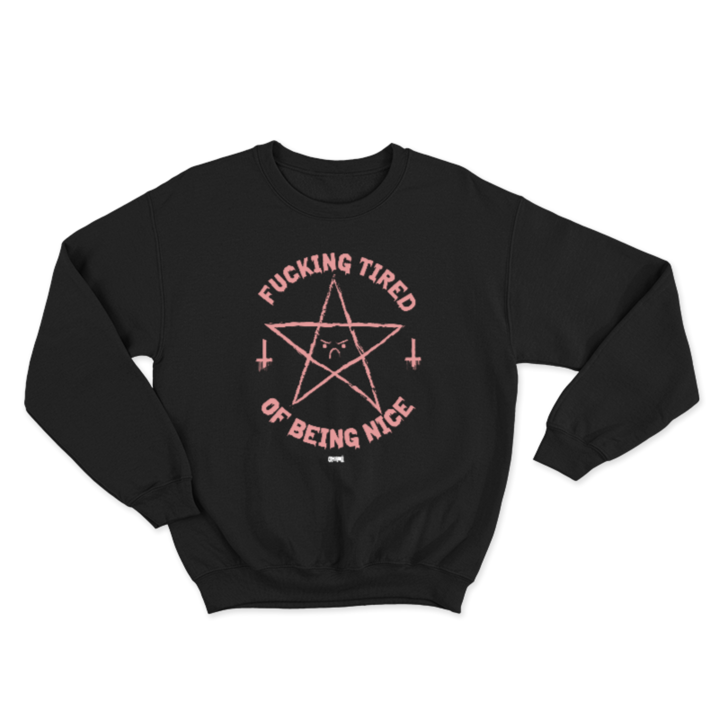 SUDADERA OKAMI FUCKING TIRED OF BEING NICE