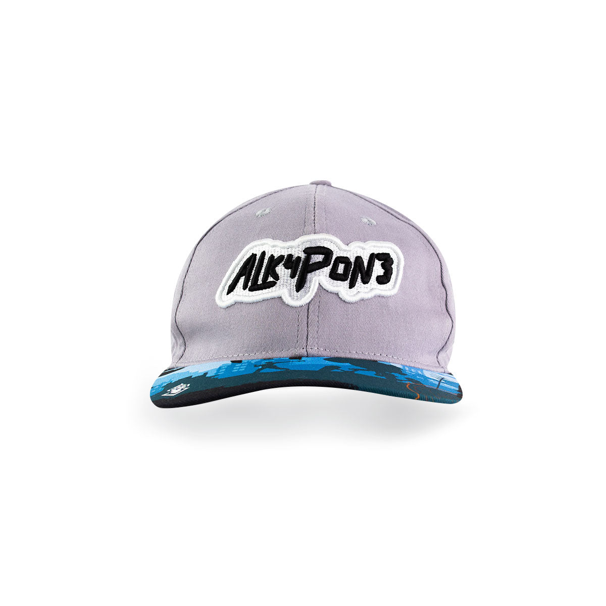 Alk4pon3 Gray Stretch Gabardine Cap Gaming