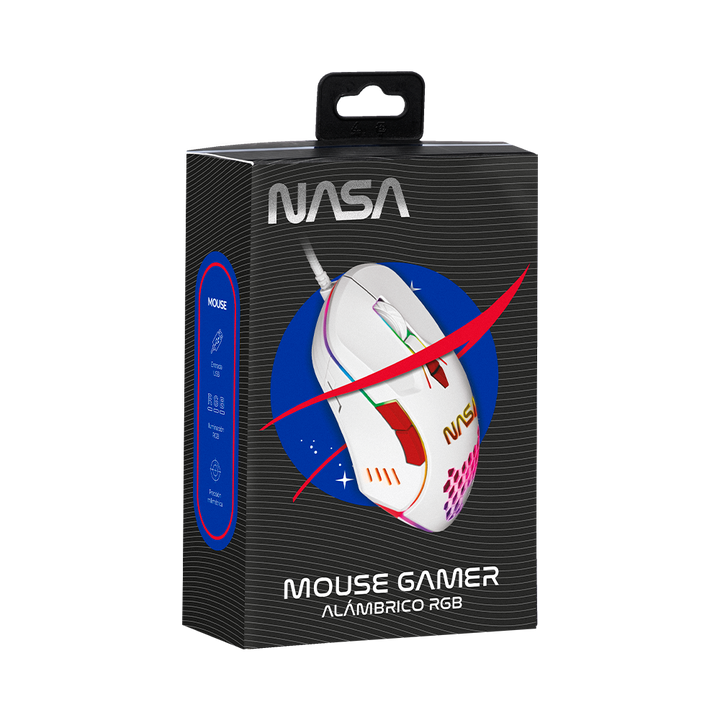 Mouse Gamer Óptico Nasa RGB NS-GM04 – Streamerch