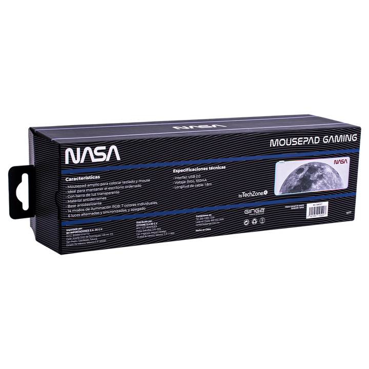 Mousepad Gamer Nasa RGB NS-GMSX7