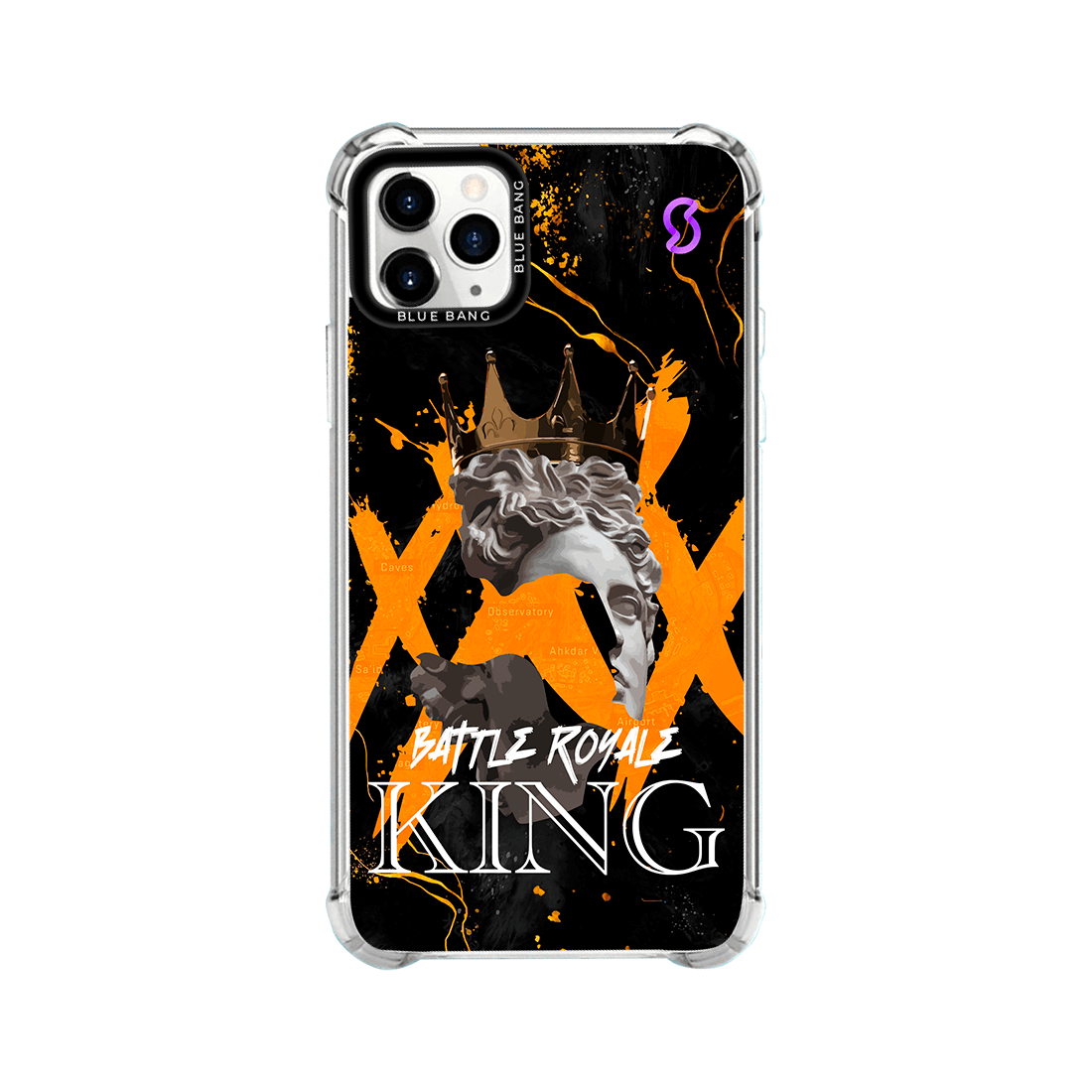 Battle royal king holographic cell phone case