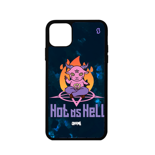 Hot as Hell Okami sublimated cell phone case