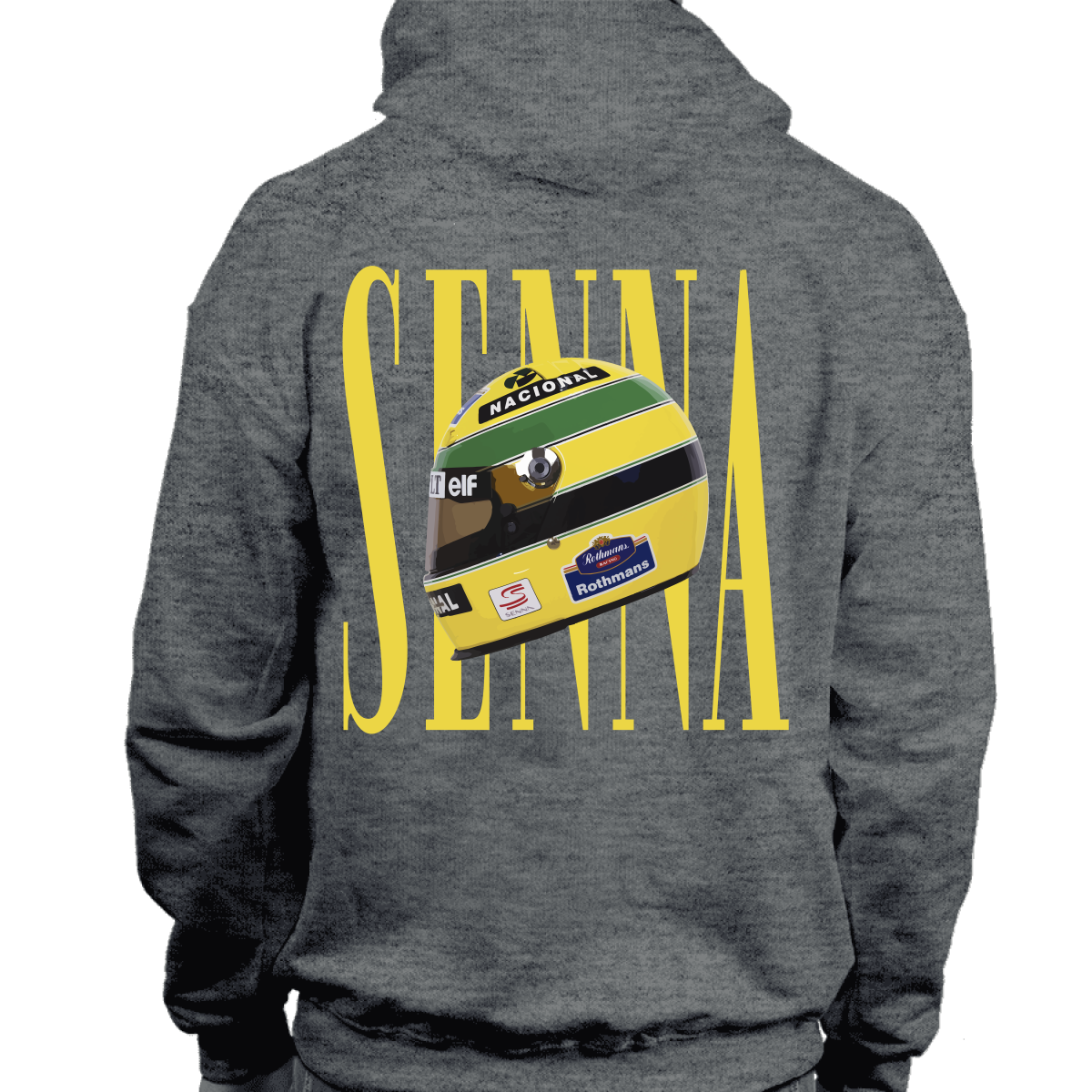 HOODIE XIMMEZAM SENNA INTERLAGOS DOUBLE DESIGN